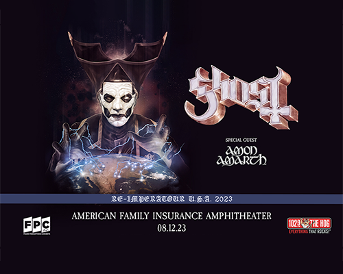 Ghost: Re-Imperatour U.S.A. 2023 with Amon Amarth