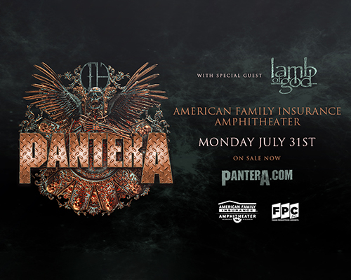 Pantera with special guest Lamb of God