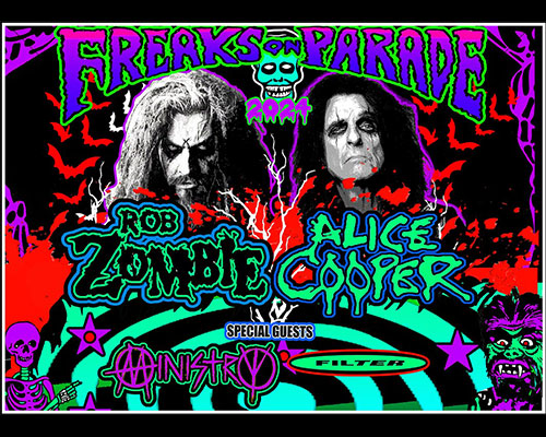 Rob Zombie and Alice Cooper Freaks on Parade