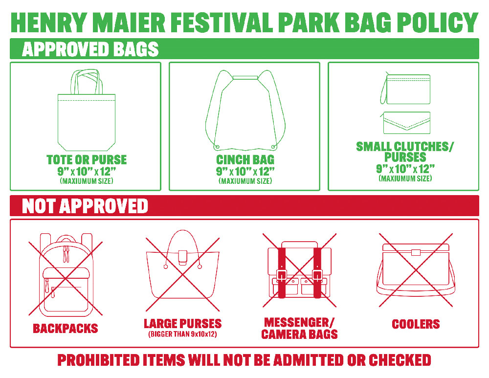 Prohibited items