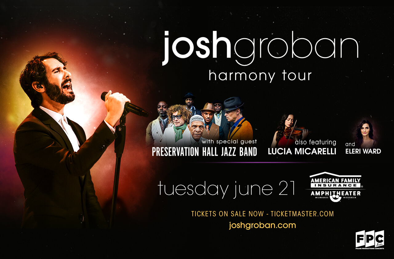 Josh Groban - Harmony Summer 2022 tour