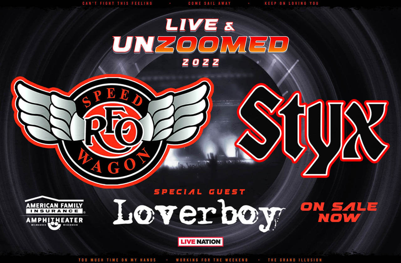 REO, Styx, and Loverboy June 7, 2022