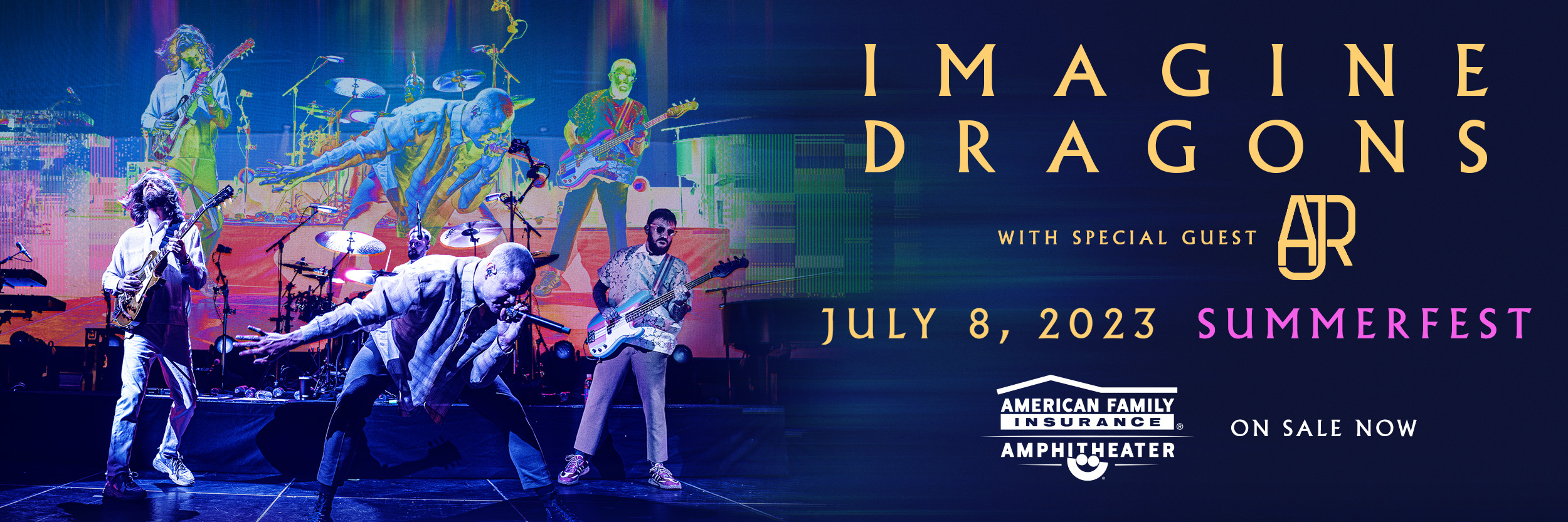 Imagine Dragons continue to redefine rock in the 21st century. Now's your chance to see them live and in concert when they headline the American Family Insurance Amphitheater during Summerfest on Saturday, July 8, 2023