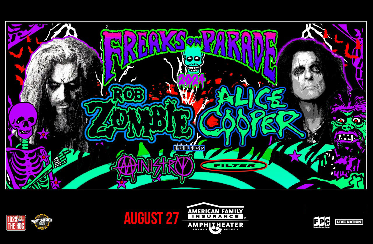 Rob Zombie and Alice Cooper Freaks on Parade Tour on August 27, 2024