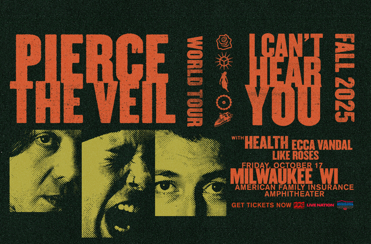 Pierce The Veil: I Can’t Hear You World Tour with HEALTH, Ecca Vandal Like Roses