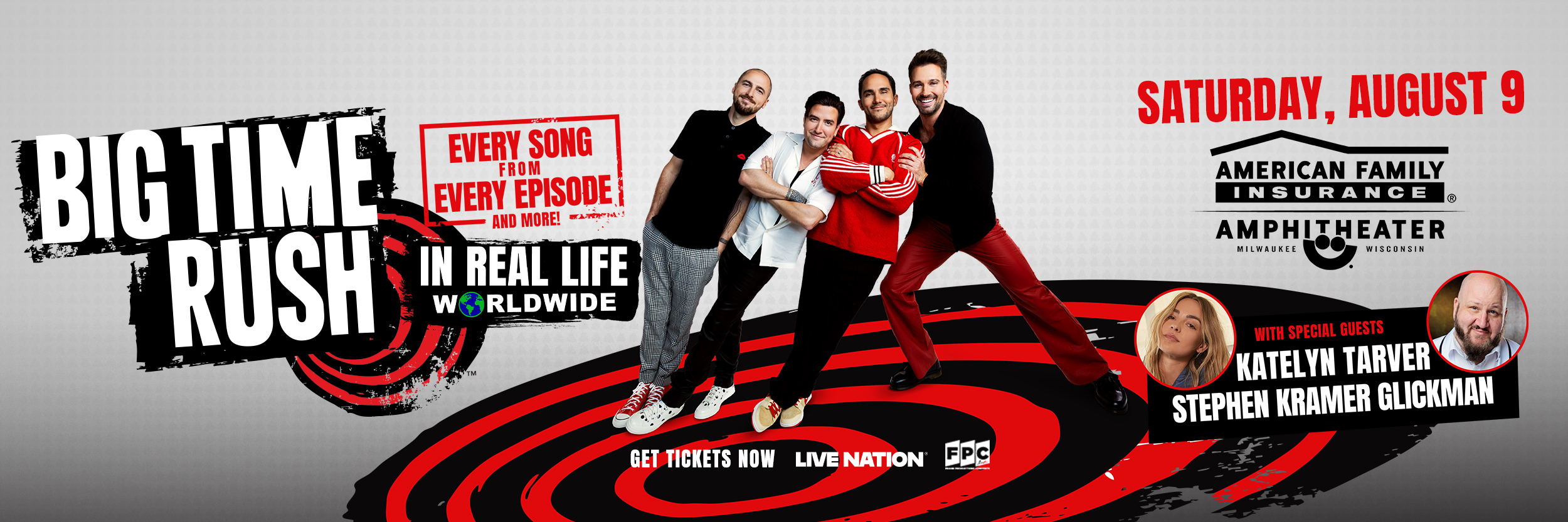 Big Time Rush Saturday August 9, 2025